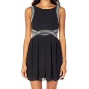 TFNC Black Beaded Mini Dress - Tags Attached Size XS